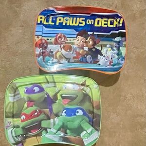 Tv Trays - Teenage mutant Ninja Turtles and Paw Patrol